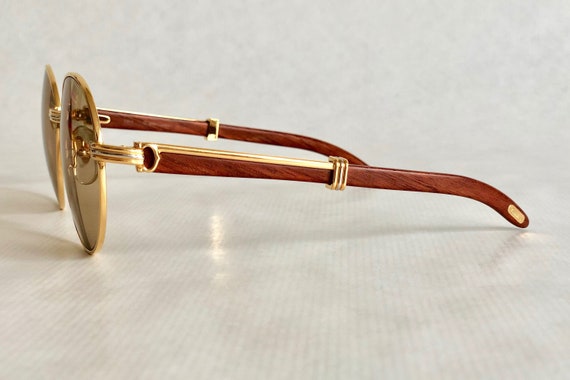 cartier sunglasses wood