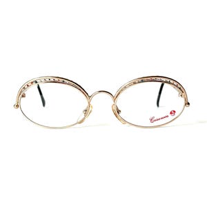 Vintage Casanova Glasses: Italian Gold TSC-1 Frames, 1980s New Old Stock