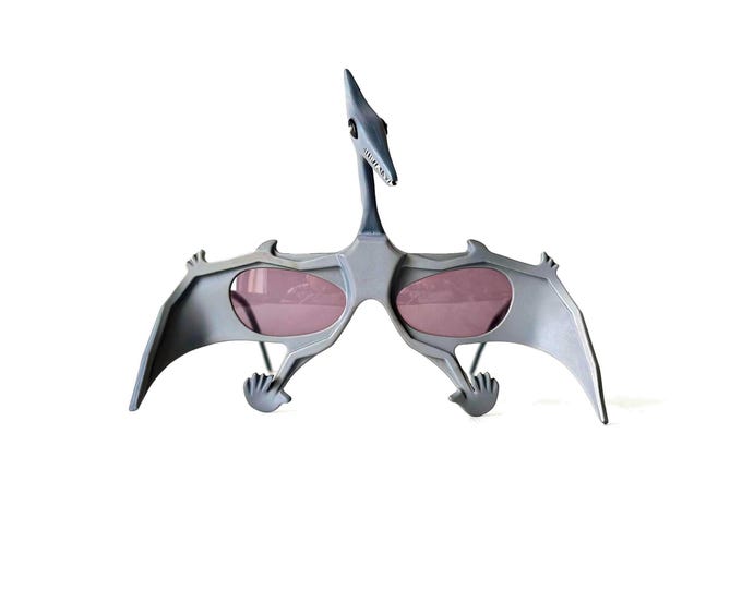 Vintage Anglo American Eyewear Pterodactyl Sunglasses New Old Stock Made in England in the 1970s