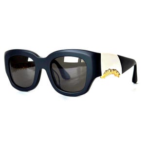 Montague x Gentle Monster Heiress Gold Sunglasses New Old Stock Full Set