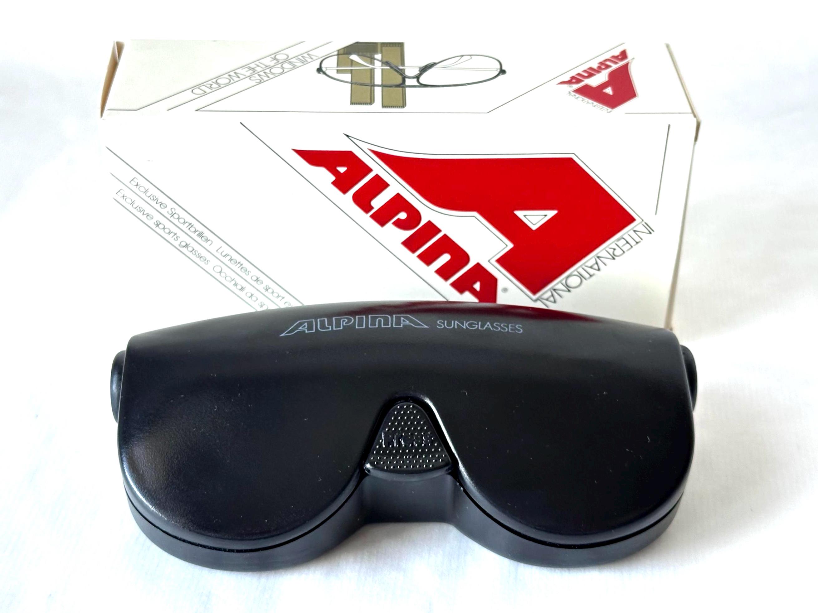 ヴィンテージ アルピナ M1 サングラス ブロンズシルバー 24K GP 1980