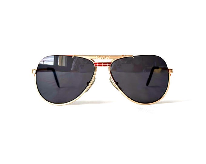 Vintage Ferrari F 3 Sunglasses New Old Stock Made in Italy in the 1980s