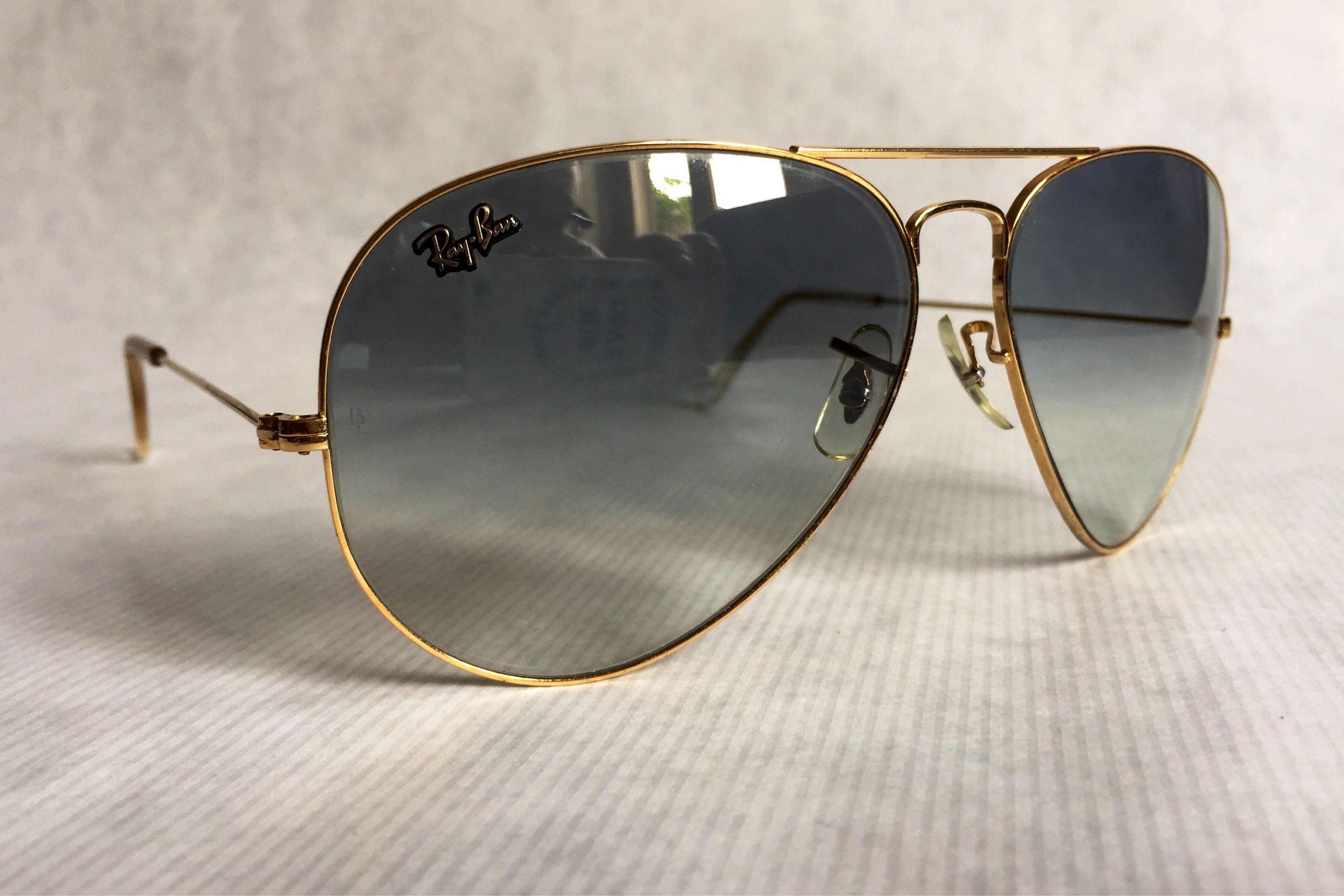 Ray-Ban by Bausch & Lomb Glacier Aviator Vintage Sunglasses New Unworn ...