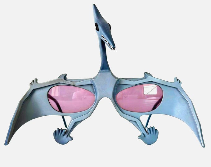 Vintage Anglo American Eyewear Pterodactyl Sunglasses New Old Stock Made in England in the 1970s