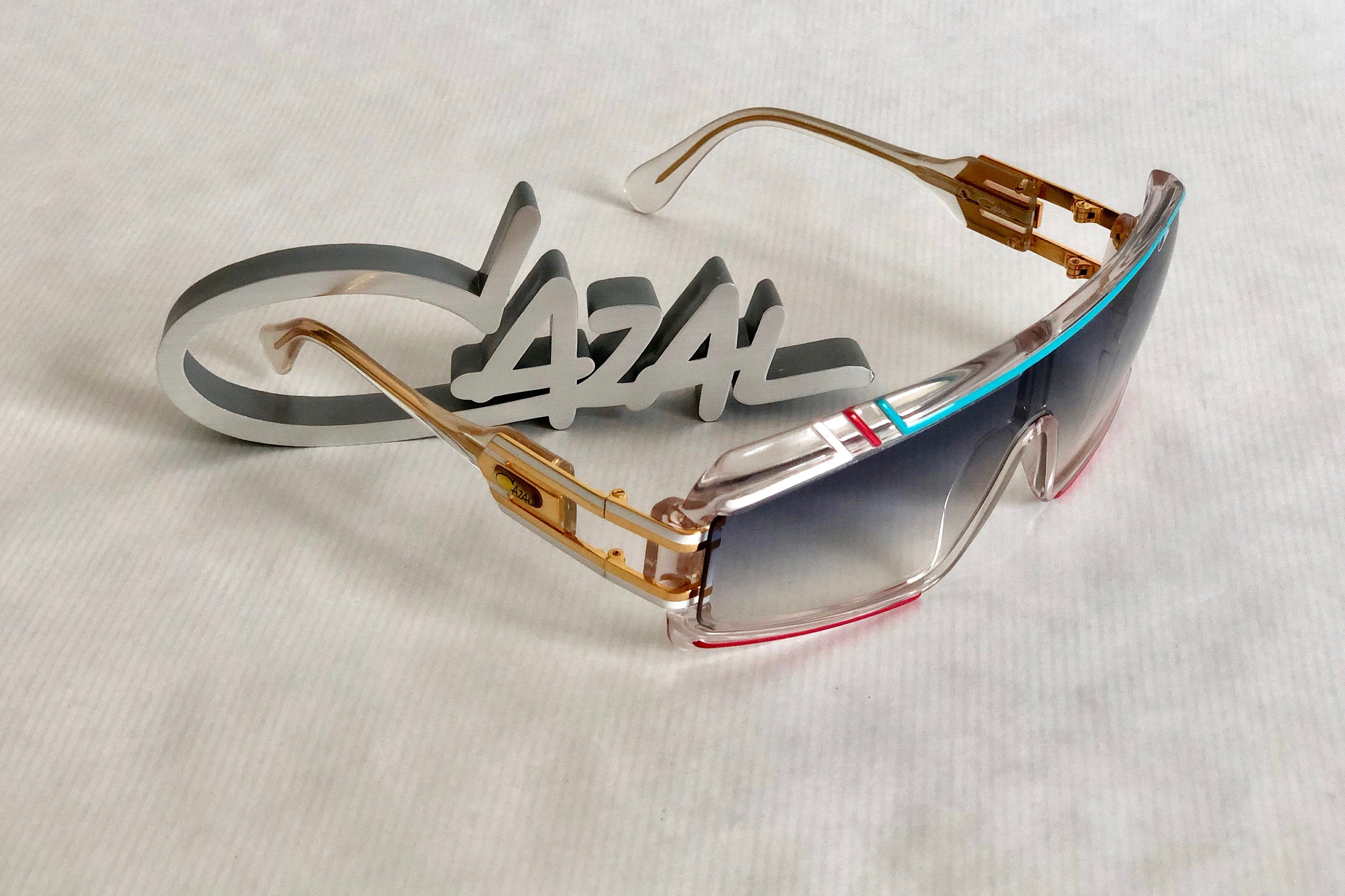 Cazal x Swagger Japan 858 Col 256 Vintage Sunglasses – New Cazal x Swagger Japan 858 Col 256 Vintage Sunglasses – New