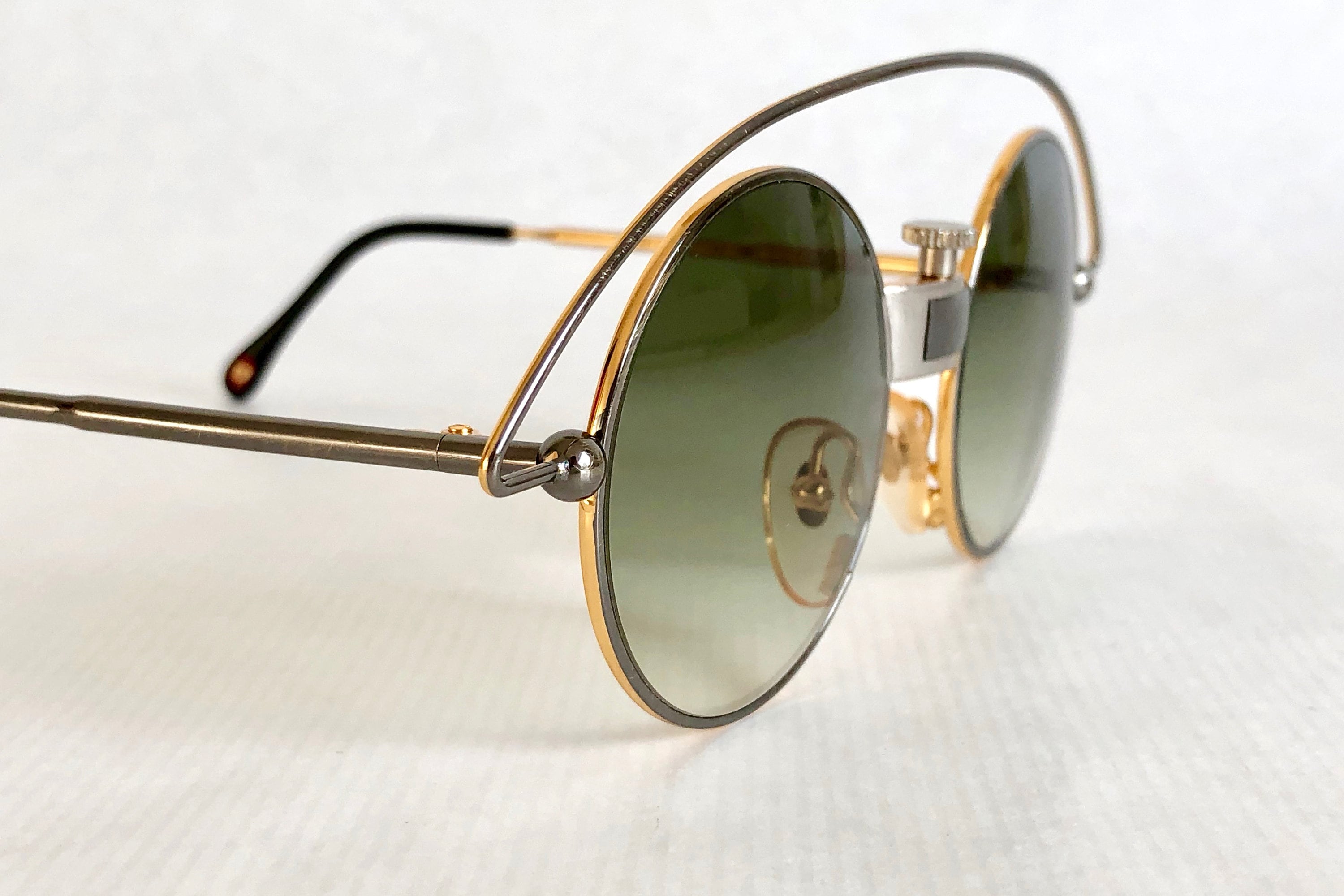 Casanova MTC 3 Vintage Sunglasses – 24k Gold Plated – New Old Stock