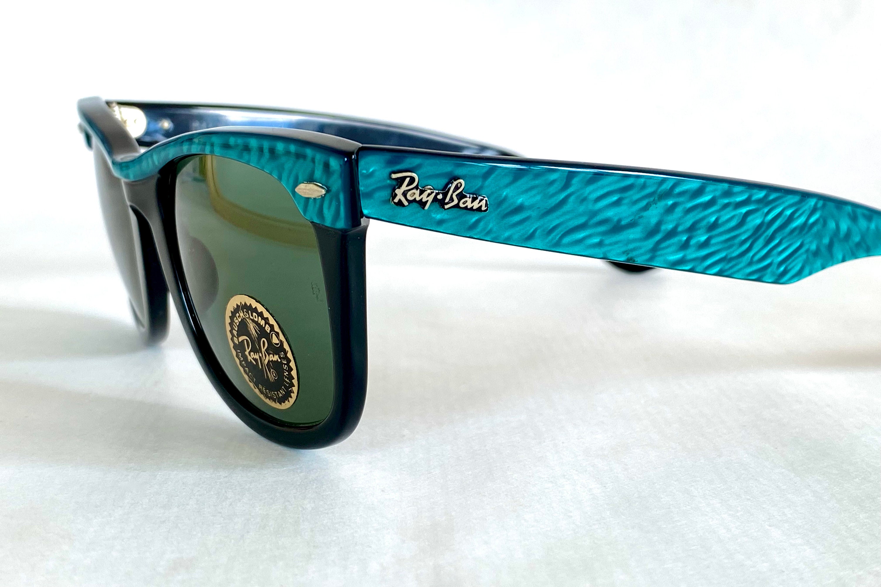 Turquoise ray bans sales
