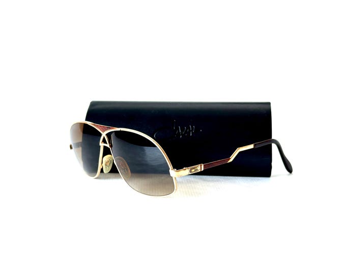 Vintage Cazal 737 Sunglasses New Old Stock Including Cazal Case Made in West Germany in the 1980s
