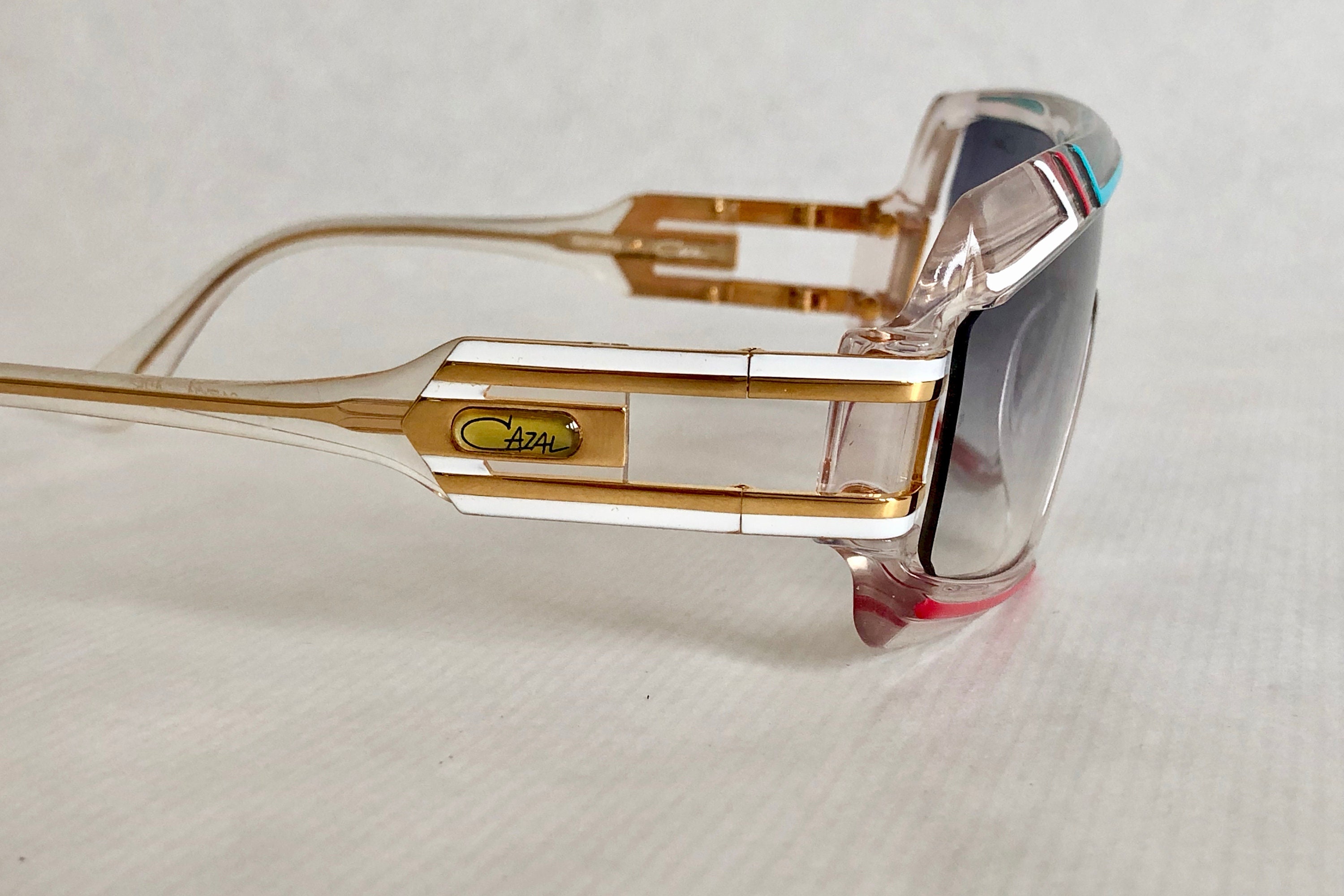 Cazal x Swagger Japan 858 Col 256 Vintage Sunglasses – New Cazal x Swagger Japan 858 Col 256 Vintage Sunglasses – New