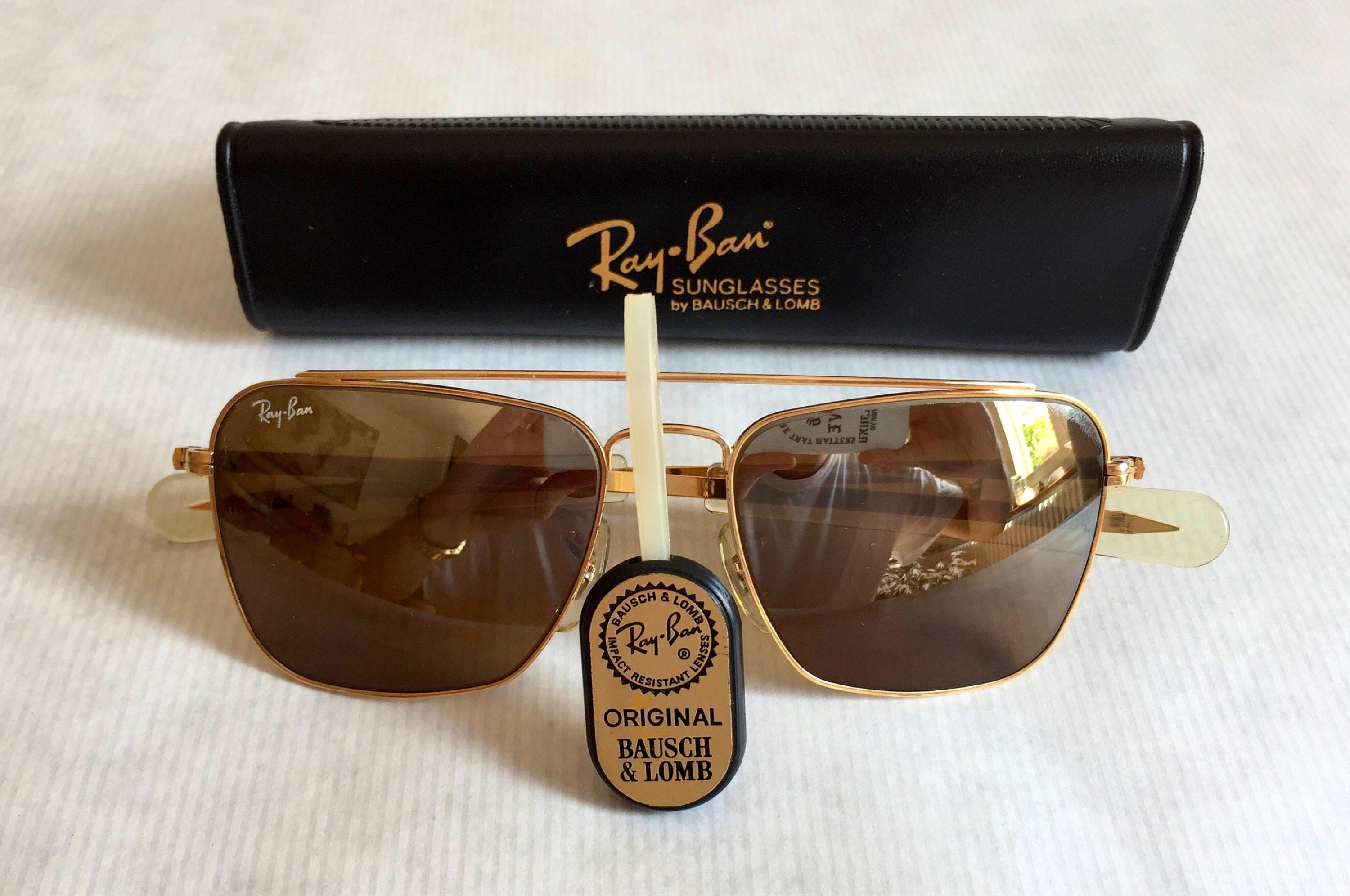 Ray-Ban Caravan by Bausch & Lomb Vintage Sunglasses including Case New ...