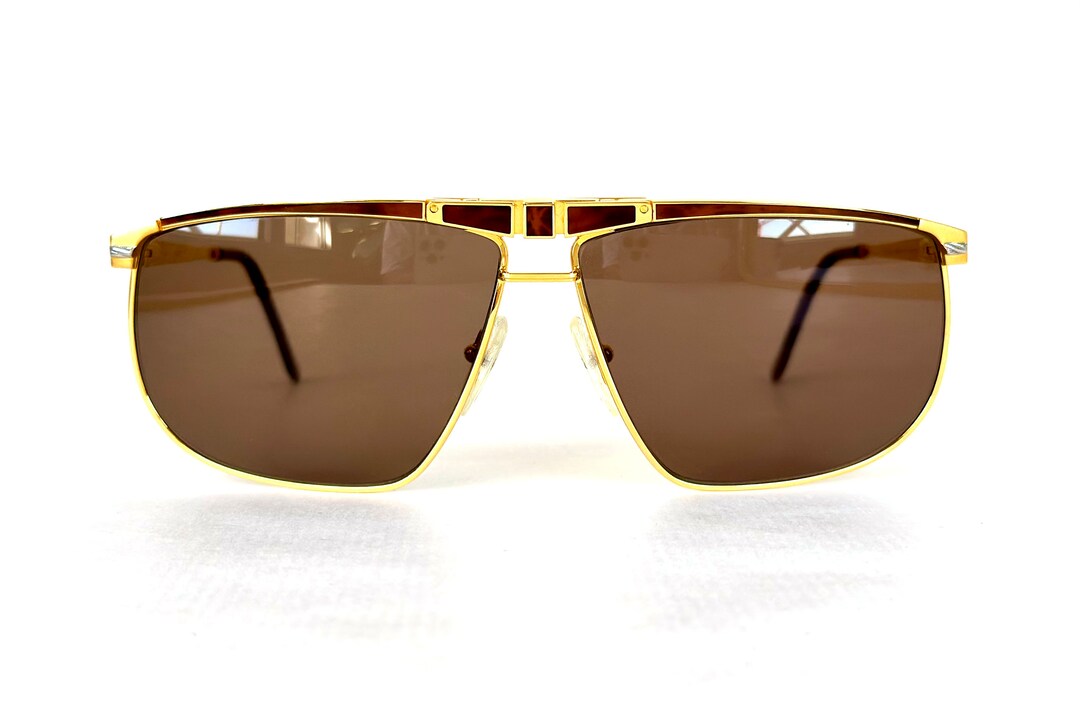 Vintage Fred Ocean Force 10 Sunglasses 22K Gold New Old Stock - Etsy