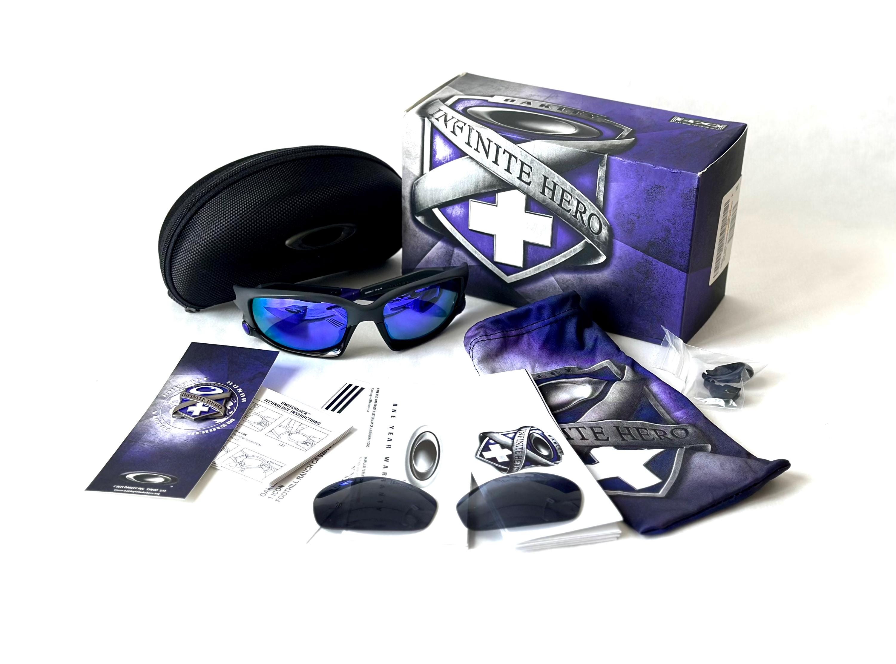 Vintage Oakley Split Jacket™ Infinite Hero Sunglasses Full Vintage Oakley Split Jacket™ Infinite Hero Sunglasses Full