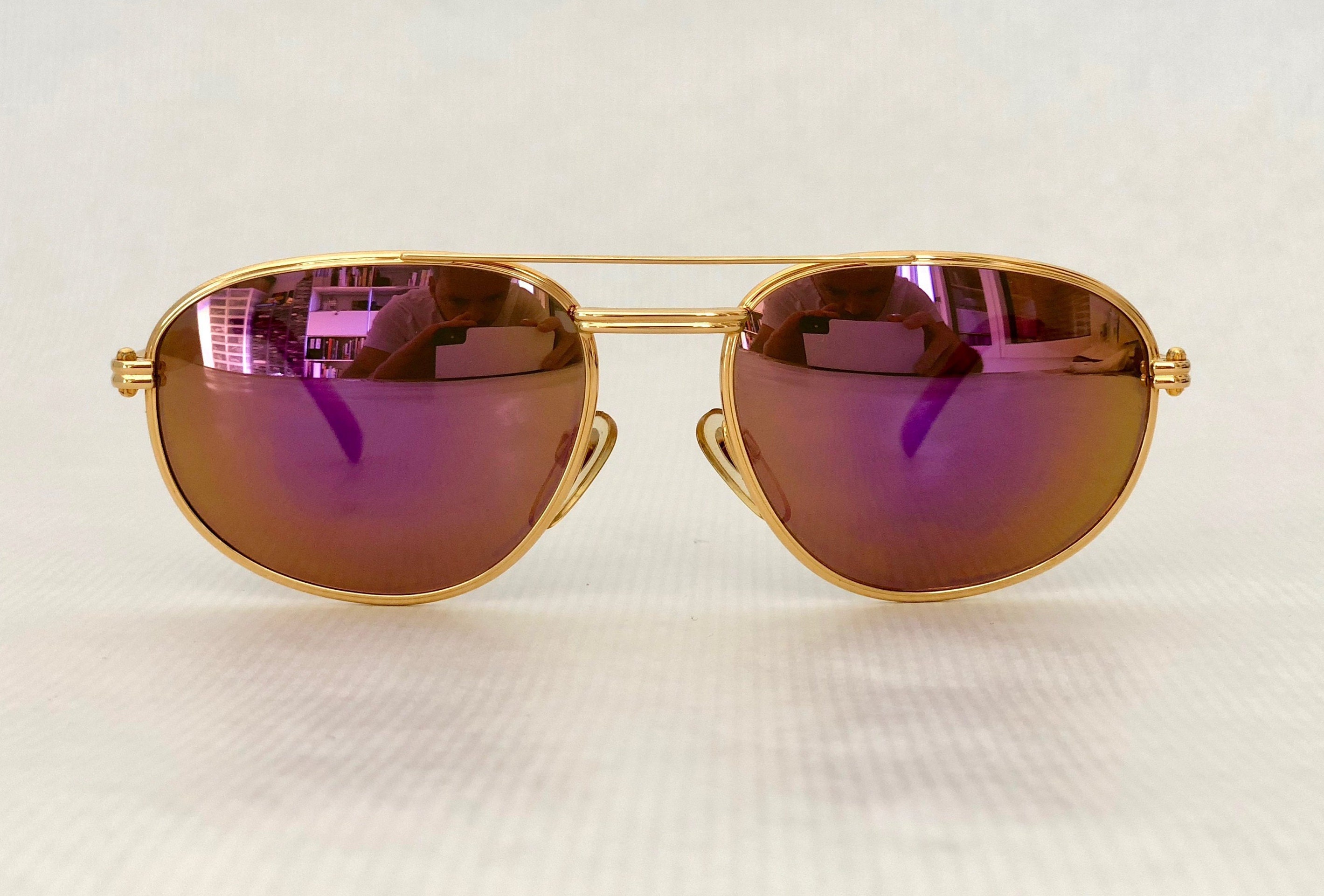 Gérald Genta New Classic 01 Vintage Sunglasses – 24K Gold Plated – Full ...