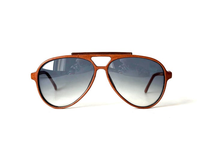 Vintage Tannereye PL6 Genuine Leather Sunglasses Made in Canada New Old Stock 1980s