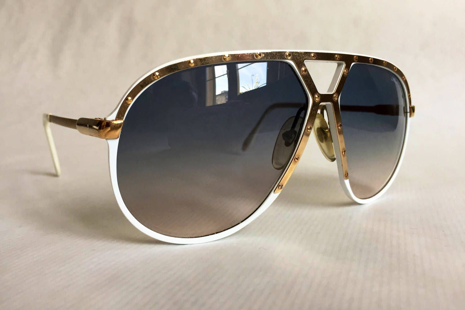 Alpina M1 Vintage Sunglasses 24K Gold West Germany New Old Stock