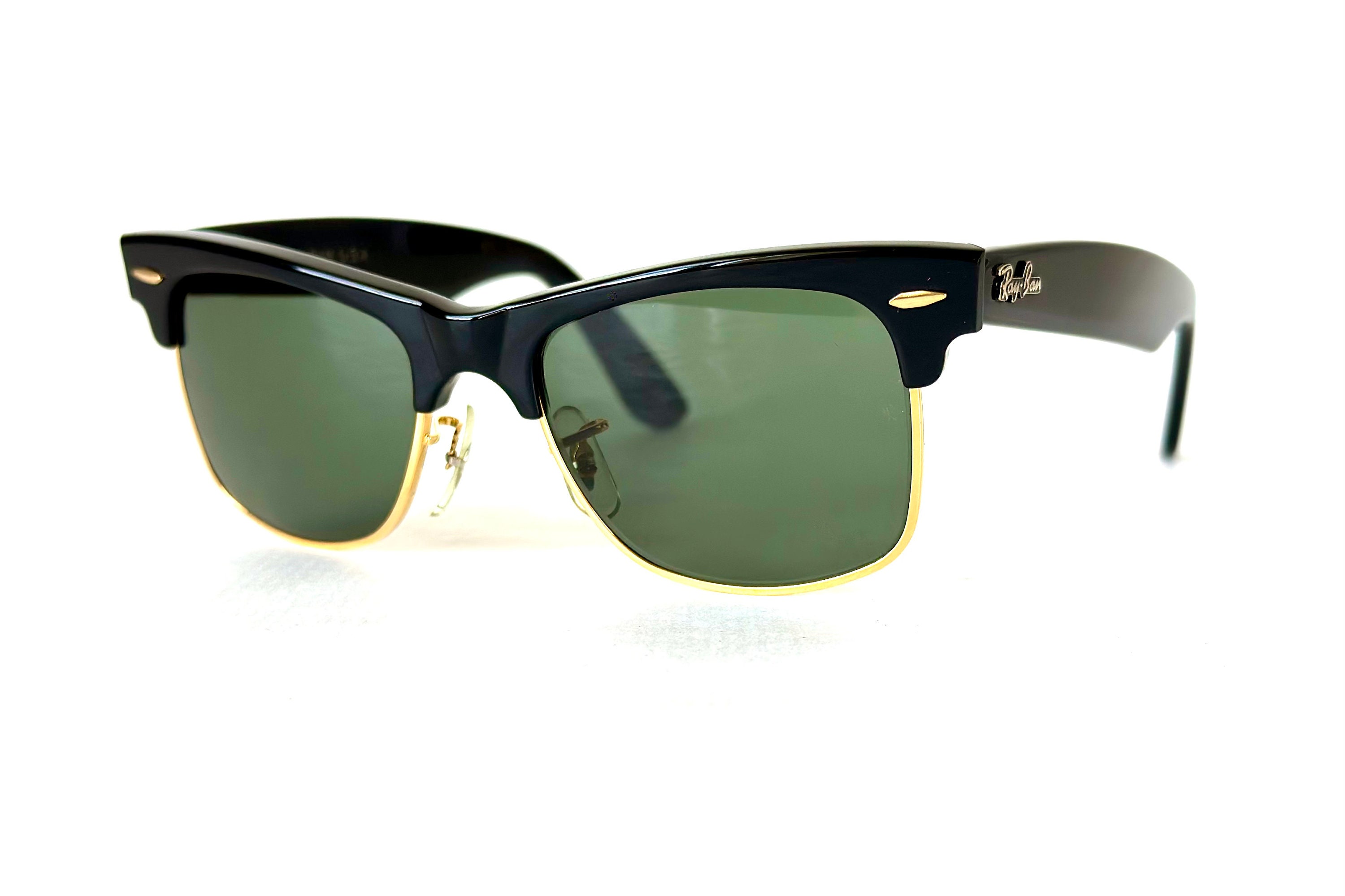 Vintage Ray Ban by Bausch & Lomb Wayfarer Max Ebony Sunglasses Full Set ...