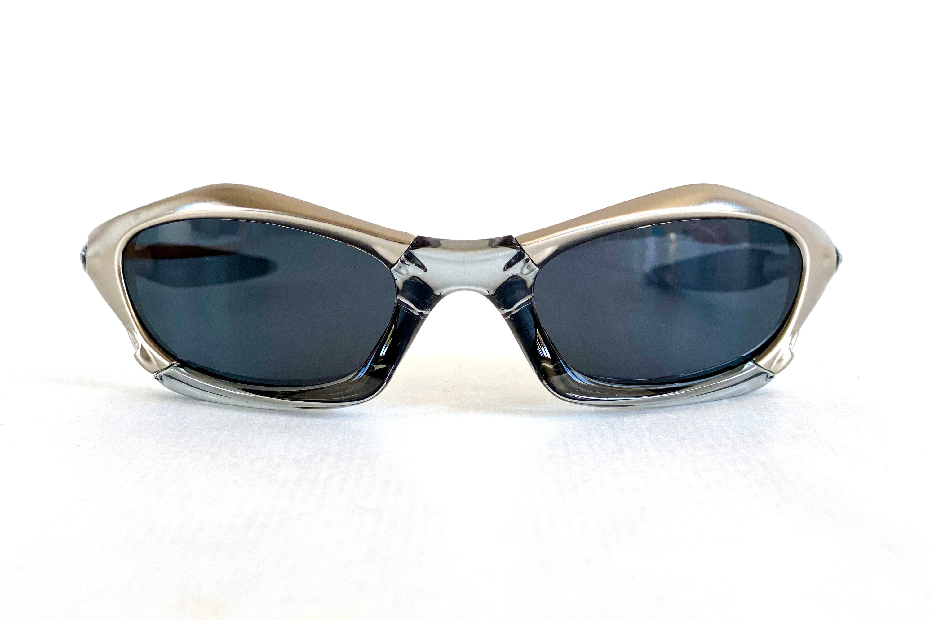 Vintage 2002 Oakley Splice FMJ Crystal Black Sunglasses New Vintage 2002 Oakley Splice FMJ Crystal Black Sunglasses New
