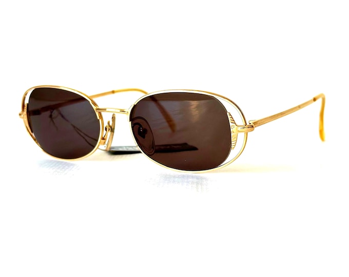 Vintage Jean Paul GAULTIER 56 3172 Sunglasses New Old Stock including Gaultier Case Made in Japan in the 1980s