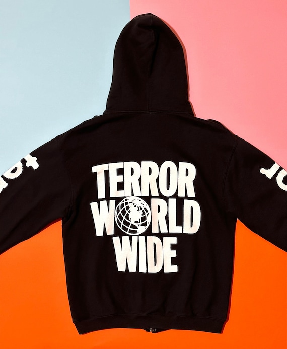 Out Of This World Puff Print Oversized Hoodie | boohoo USA