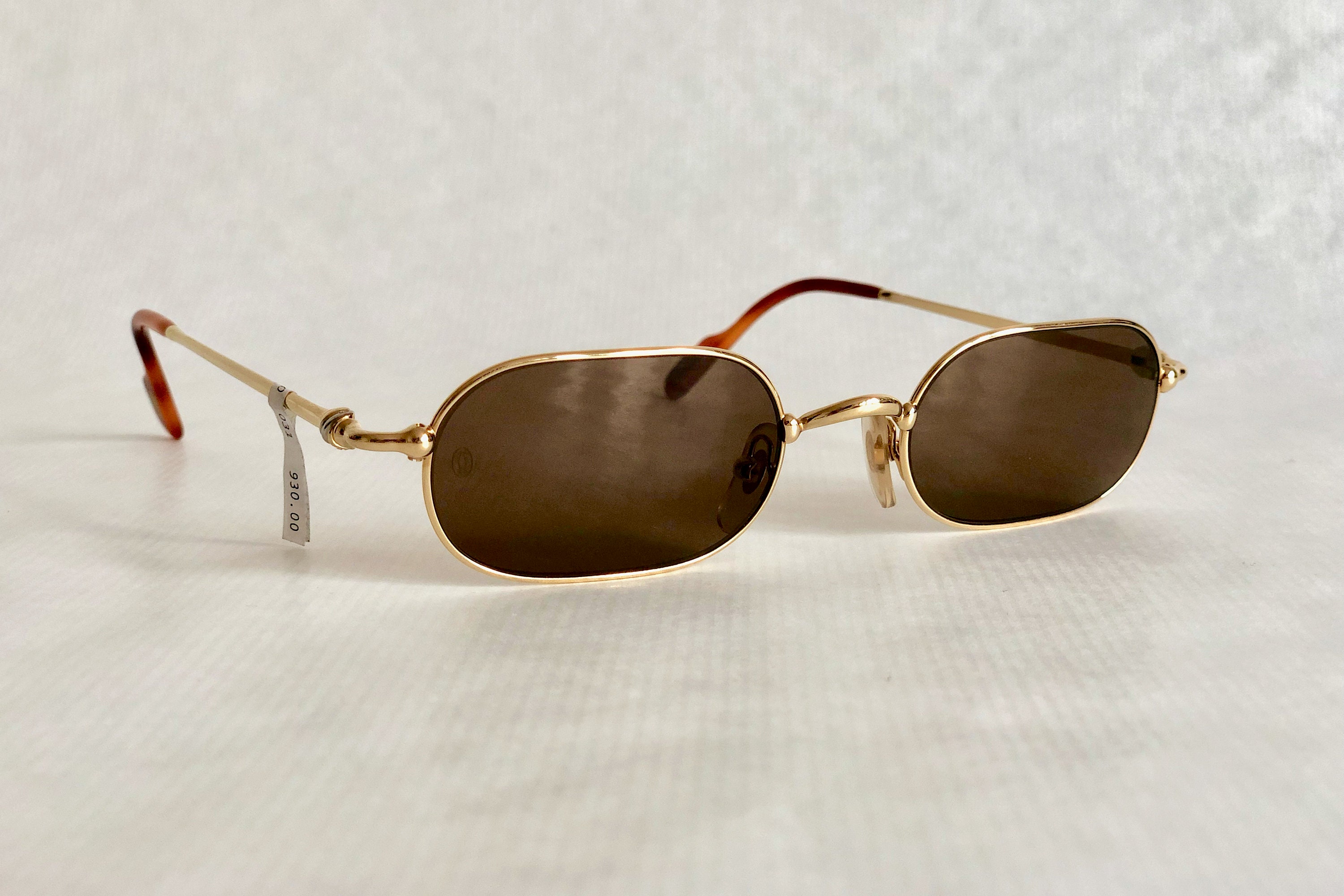 Cartier Deimos Trinity 22K Gold Vintage Sunglasses – Full Set – New Old ...