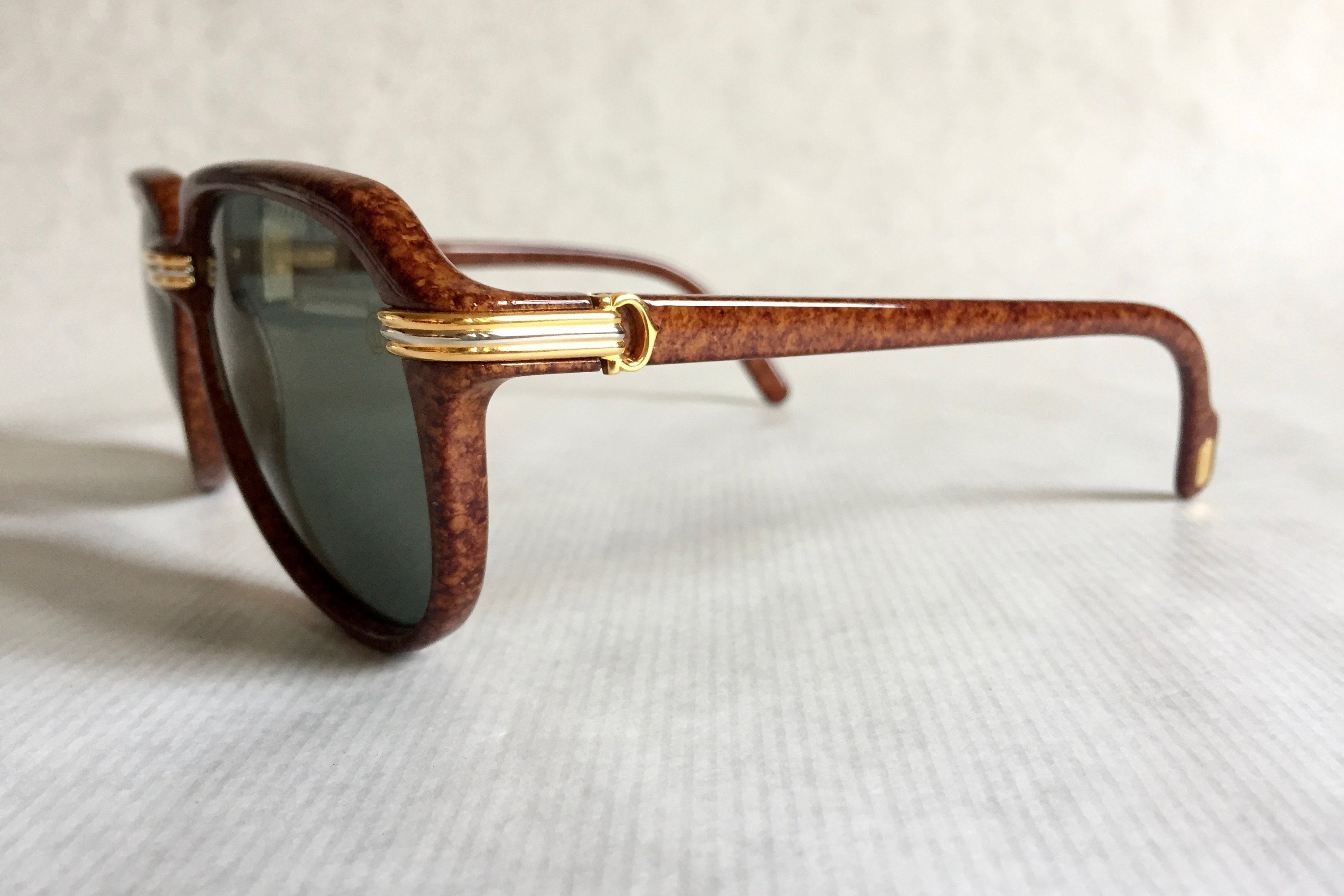 Cartier Vitesse Vintage Sunglasses - Full Set including 2 Cases - New ...