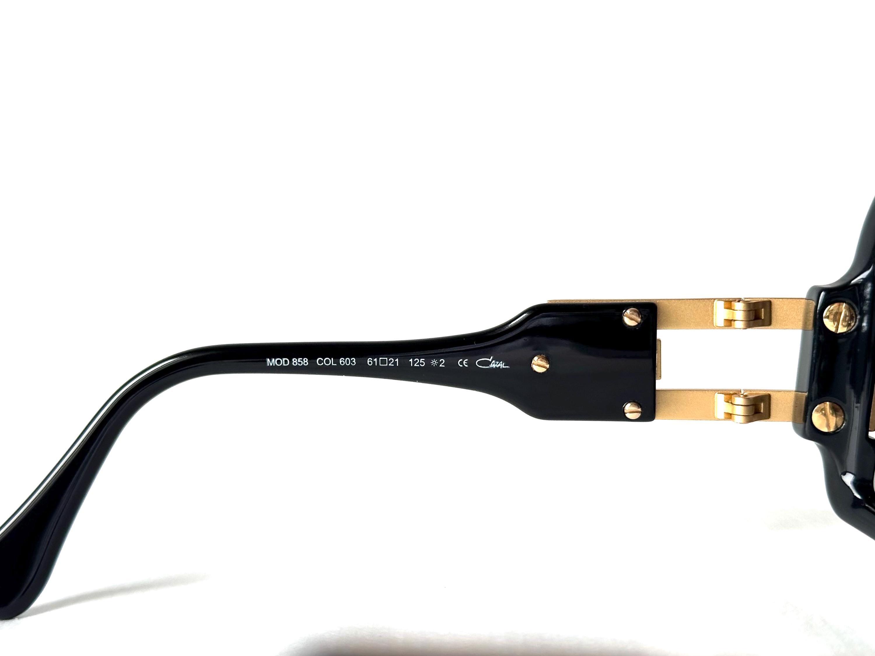 Cazal 858 Leather Ltd. Edition Sunglasses New Old Stock Full