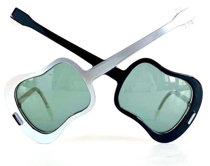 Vintage 1970er Jahre Anglo American Eyewear Gitarren – Sonnenbrille aus den 70er Jahren – Made in England