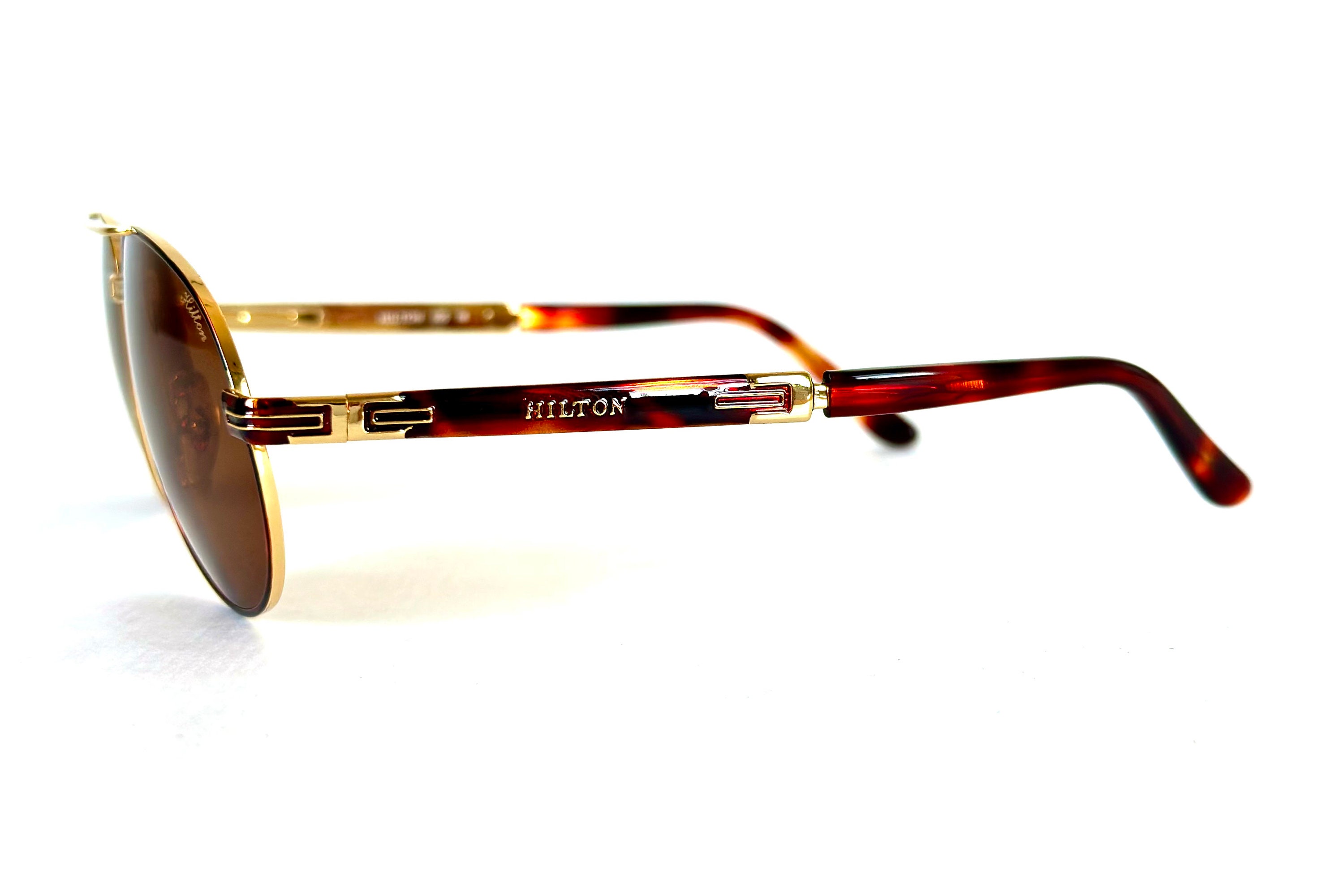 Buy Lady Hilton Sunglasses 817 Woman Color Gold Made in Italy Online in  India - Etsy