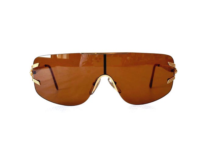 Vintage Emanuel Ungaro by Persol Ratti U464 Sunglasses New Old Stock including Case Made in Italy in the 1980s