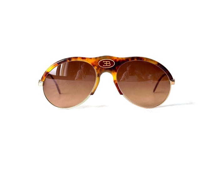 Vintage Bugatti 647 47 Sunglasses New Old Stock Made in France in the 1980s