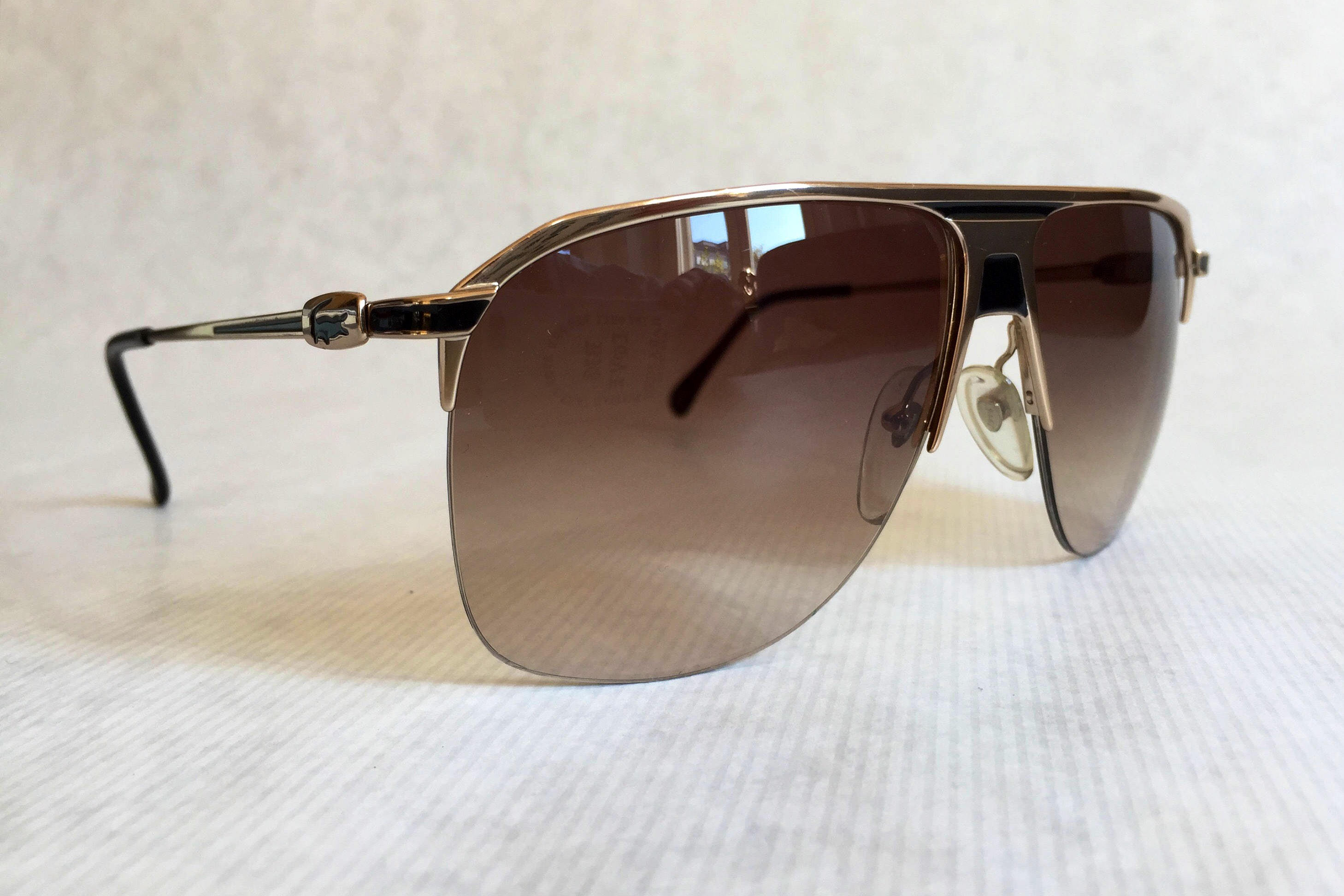 Lacoste 111 Vintage Sunglasses Made in France New Old Stock Mint