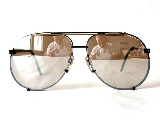 Vintage Neostyle Sunsport VIP Sunglasses: 1980s West German Aviator Set