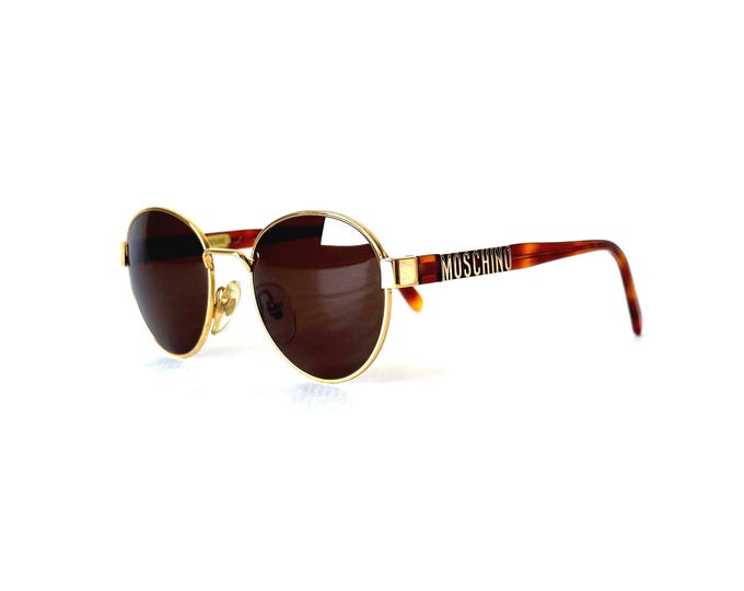 Vintage Moschino by Persol M09 Sunglasses New Old Stock including Case Made in Italy in the 1980s