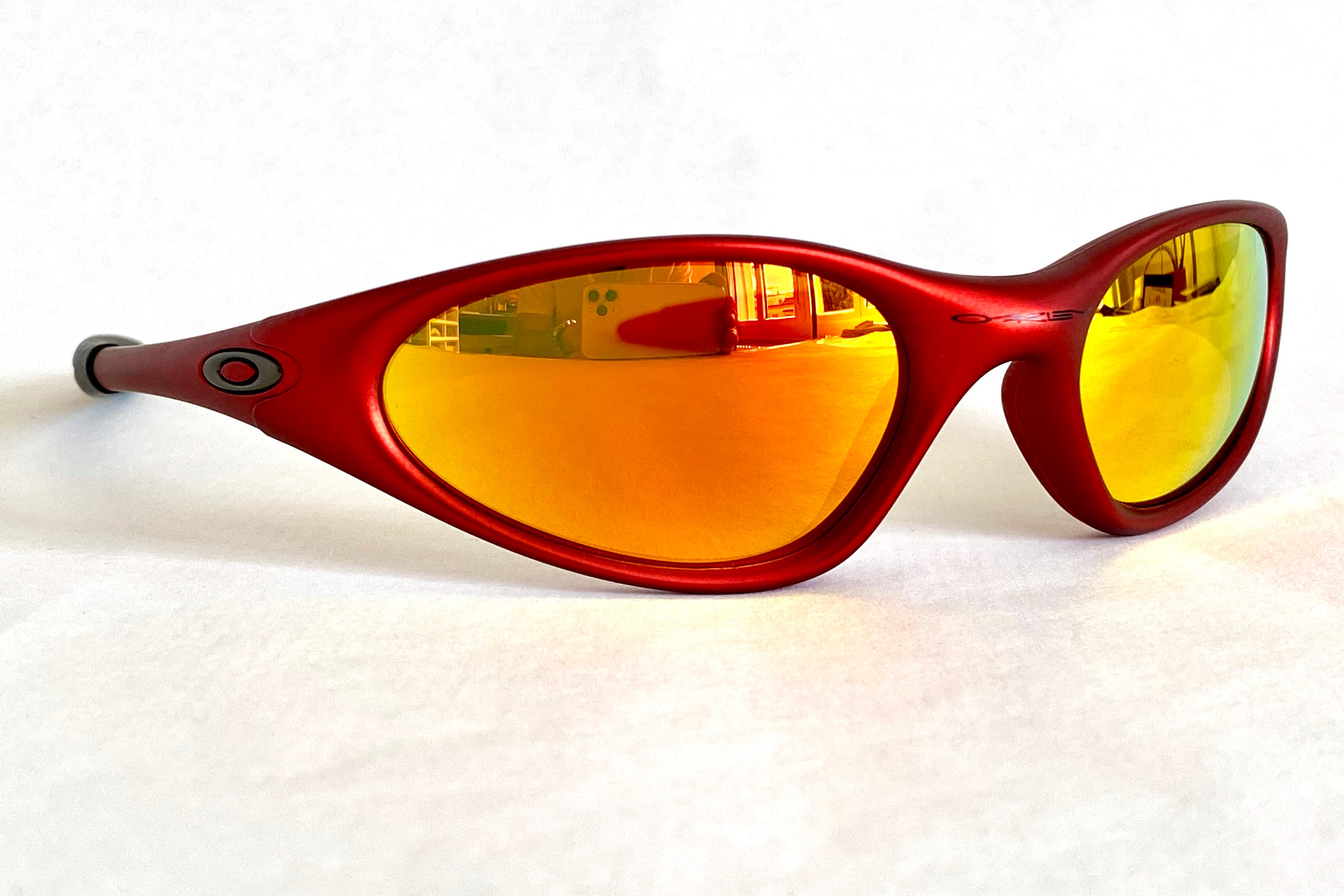 2000 Oakley Minute® FMJ Red Fire Iridium Iridium Vintage