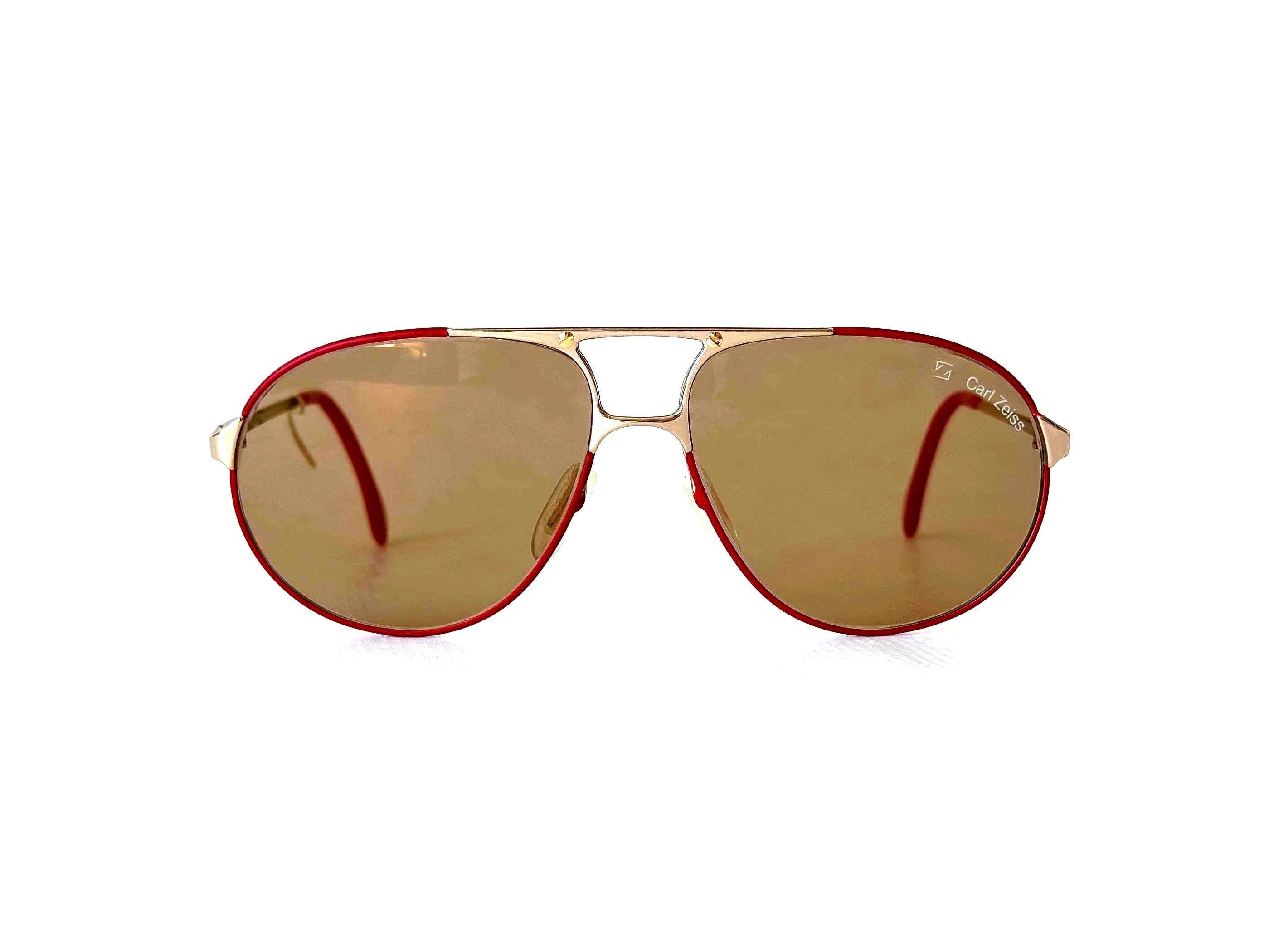 Vintage Carl Zeiss Aviator Sunglasses 9290 Umbral Lenses 1980s
