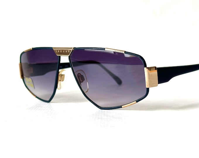 Vintage Jaguar 717 Sunglasses: 1980s Swiss Made NOS