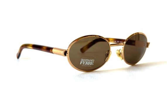 Vintage Gianfranco Ferre GFF 435 S Sonnenbrille New Old Stock Made in Italy in den 1980er Jahren