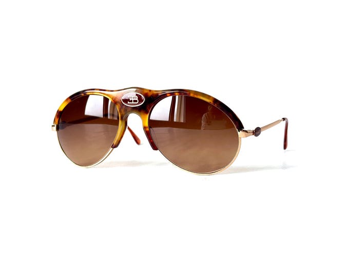 Vintage Bugatti 647 47 Sunglasses New Old Stock Made in France in the 1980s