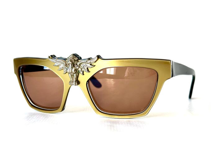 Vintage 1980s IDC 193 Winged Lion Sunglasses New Old Stock Made in France