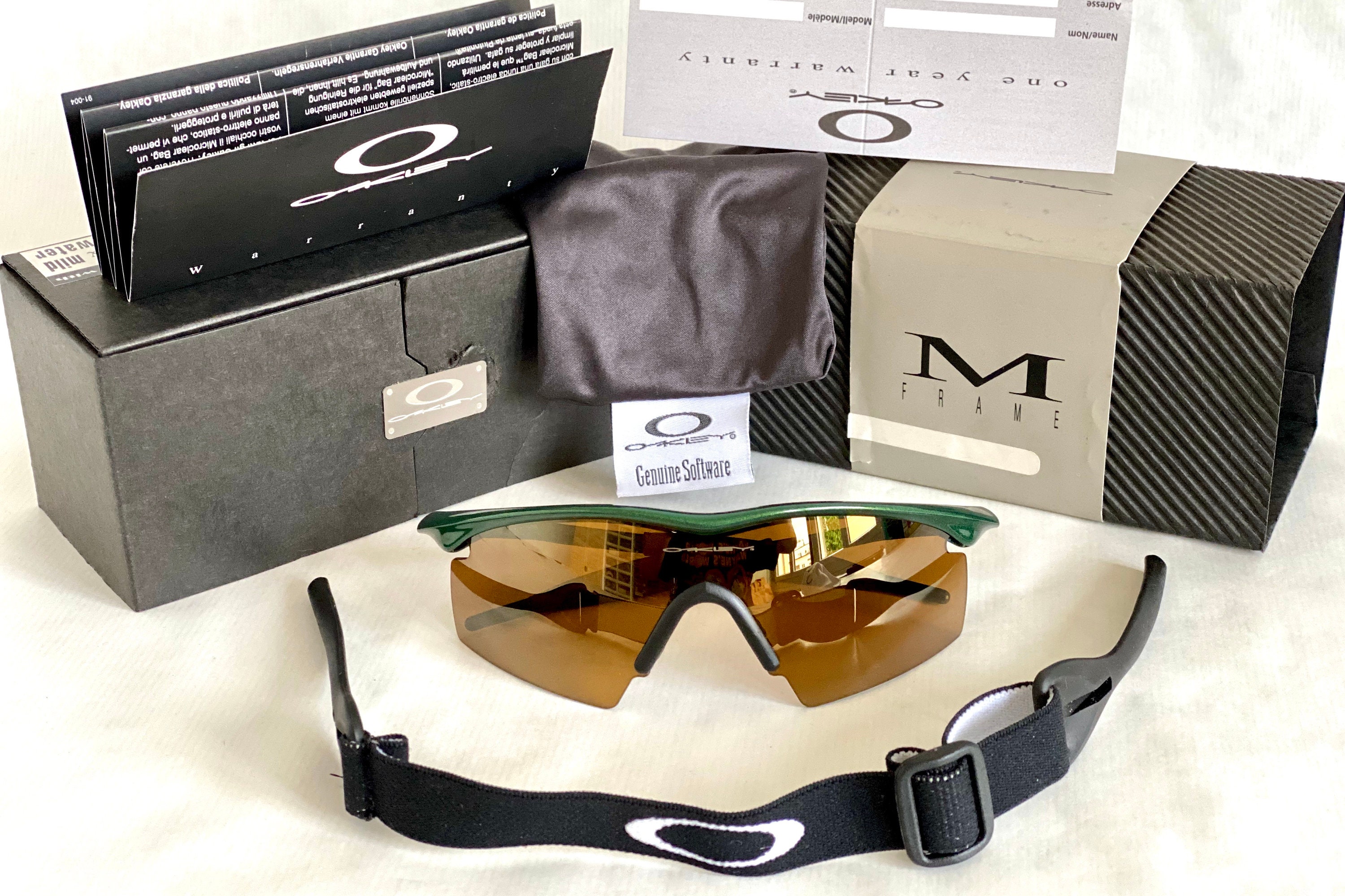 1994 Oakley M Frame Joker Gold Iridium Strike Vintage Sunglasses – Full ...