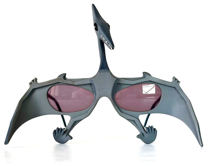 Vintage Anglo American Eyewear Pterodactyl Sunglasses New Old Stock Made in England in the 1970s