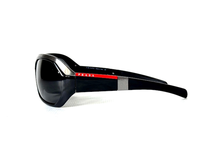 Vintage Prada Sport Linea Rossa SPS 01H Sunglasses New Old Stock Made in Italy in 1999