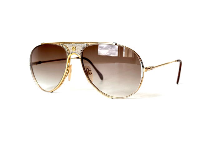 Vintage St. Moritz 401 Sunglasses New Old Stock Full Set Made in West Germany in the 1980s