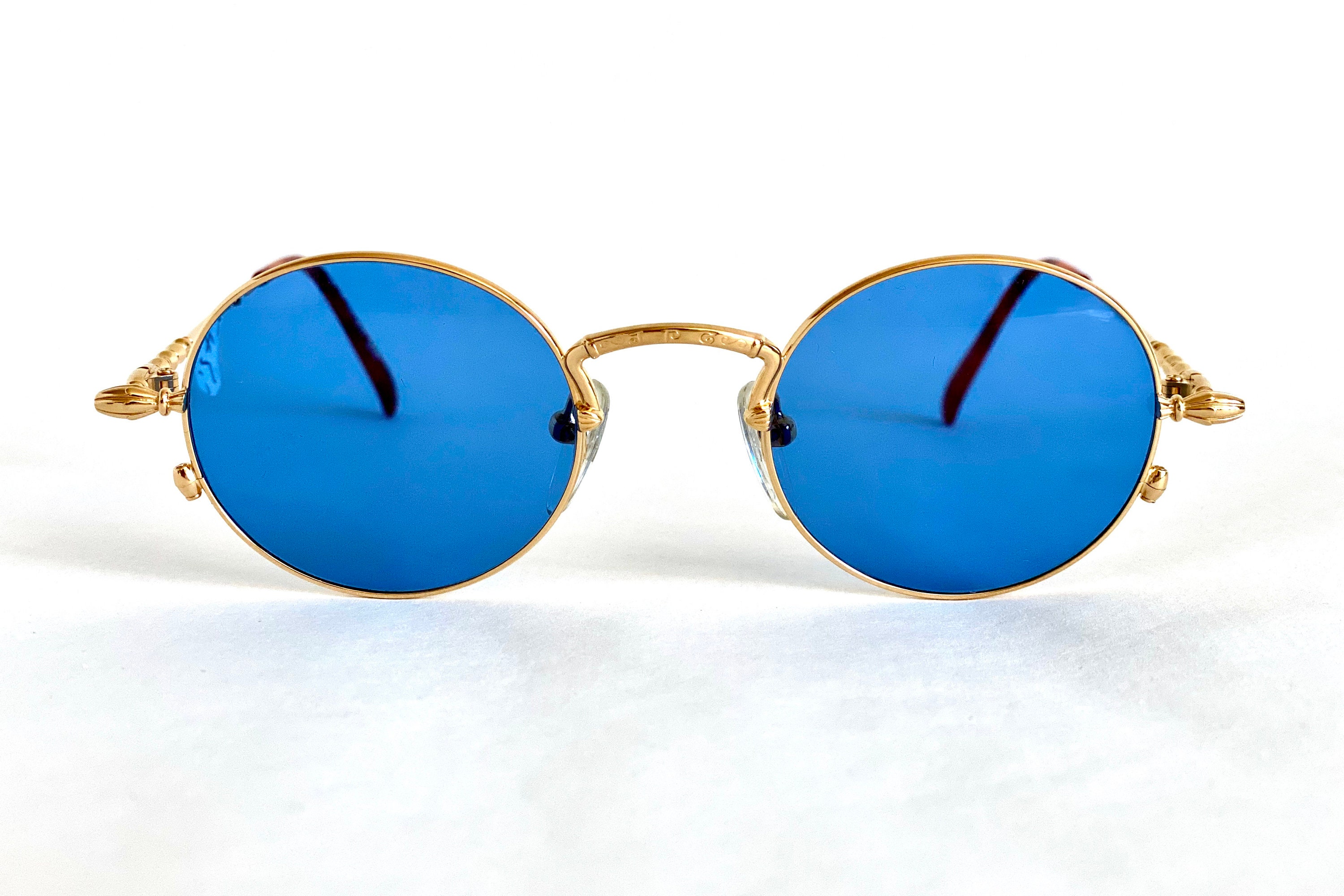 VTG 80s GAULTIER Gold-Tone Mary Ring