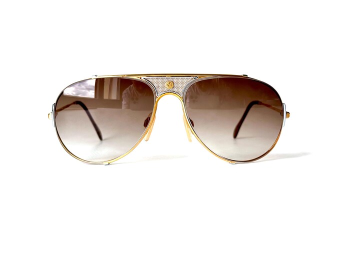 Vintage St. Moritz 401 Sunglasses New Old Stock Full Set Made in West Germany in the 1980s