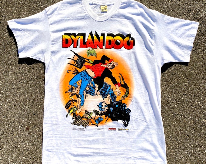 Vintage 1992 Dylan Dog T-Shirt – Deadstock In Original Packaging – Screen Stars XL – Single Stitch