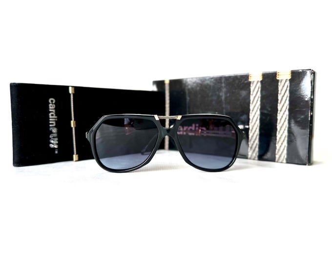 Vintage Pierre Cardin Plus CP 802 Sunglasses Full Set New Old Stock Made in France in the 1980s