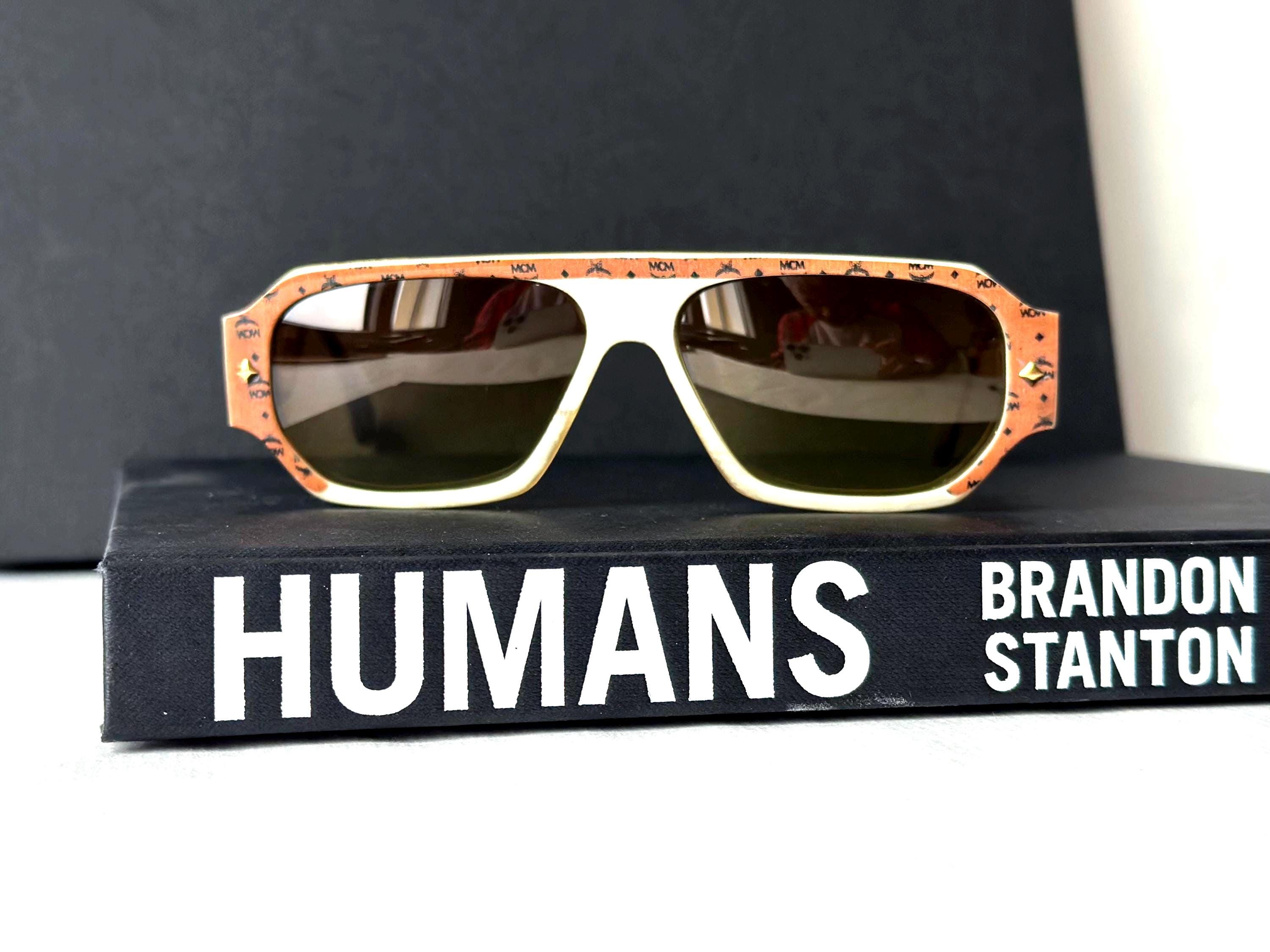 MCM Brown Retro-Inspired Sunglasses MCM Shiny Bronze Square MCM105S 700 Sunglasses – Bluefly main image 2