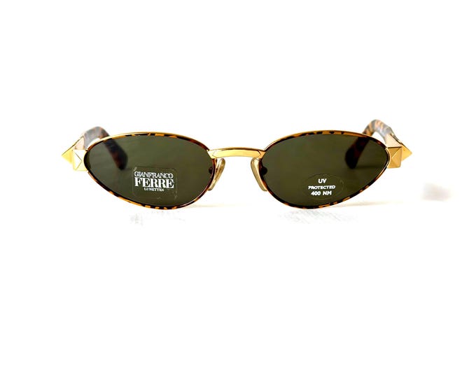 Vintage Gianfranco Ferré GFF 246 Sunglasses New Old Stock Made in Italy in the 1980s