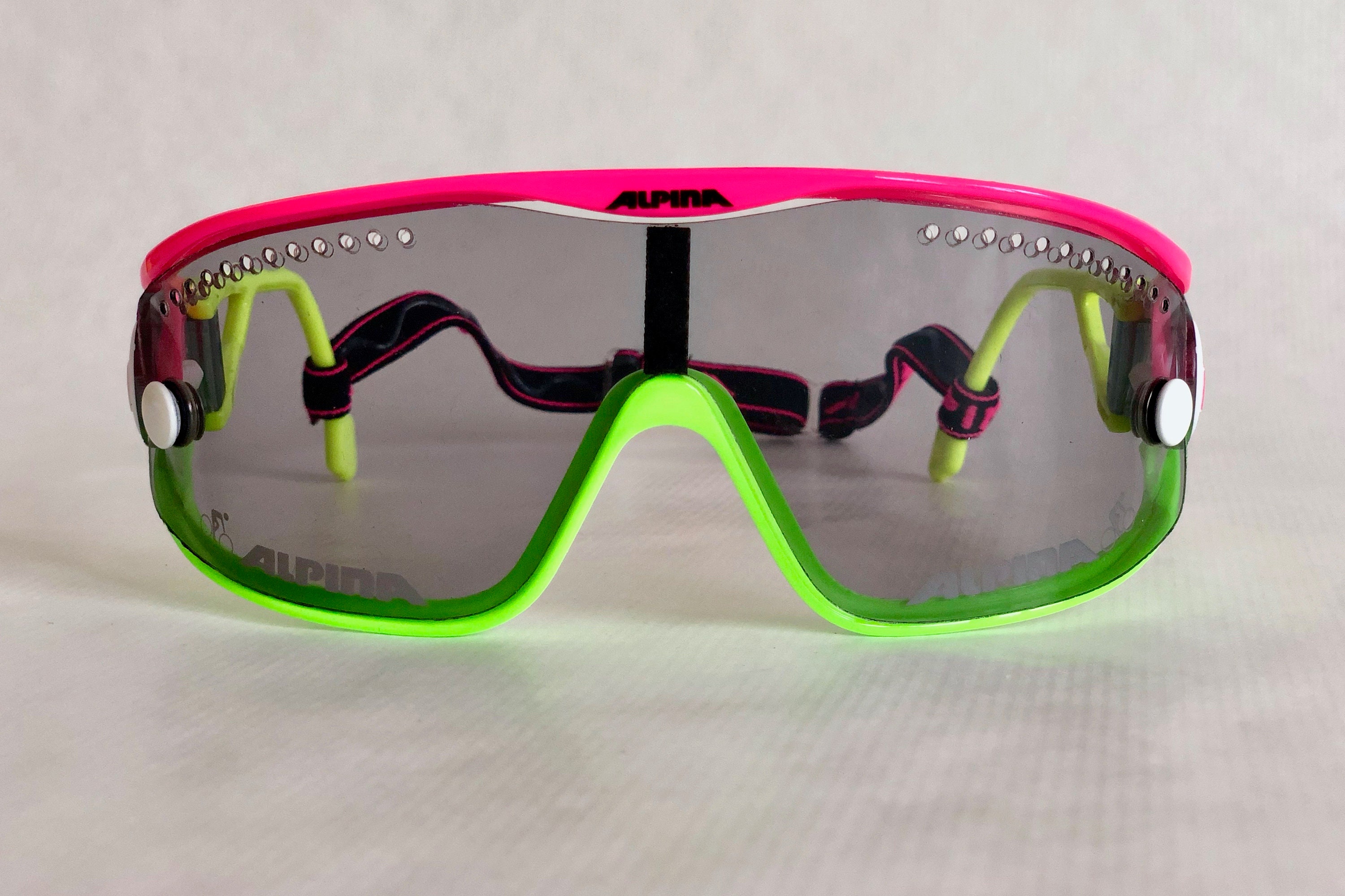Alpina Swing Vario Bike Vintage Sunglasses – Full Set – Made in West